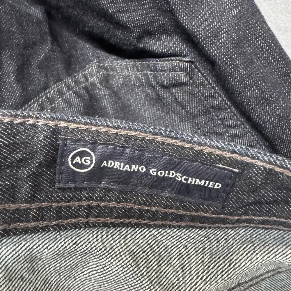 Adriano Goldshmied Jeans Mens 31x34 (32x34 ACTUAL) PROTEGE STRAIGHT Blue Denim‎